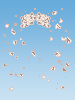 Folhas Caindo De Neve