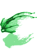 Green Pompous Phoenix Wings
