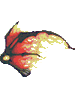 Red Pompous Phoenix Wings