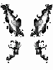 Black Flaming Fairy Wings