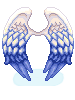 Blue Angel Wings
