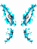 Blue Flaming Wings