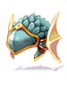 Cyan Pisces Crown