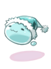 Cyan SantaPoring Cap