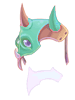 Cyan Zherlthsh Mask